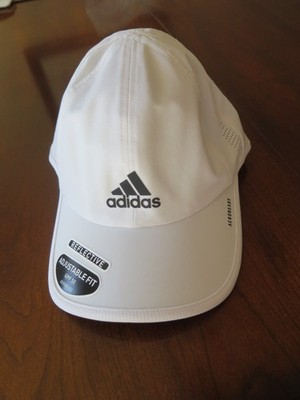ADIDAS Superlite 2 Men s Cap Hat White Adjustable Fit Aeroready NEW