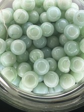 10x 5/8" Jabo Classics Marbles Lot Green Non-UV