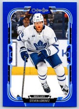 2025-26 O-Pee-Chee Blue Border STEVEN LORENTZ #453 Maple Leafs Parallel