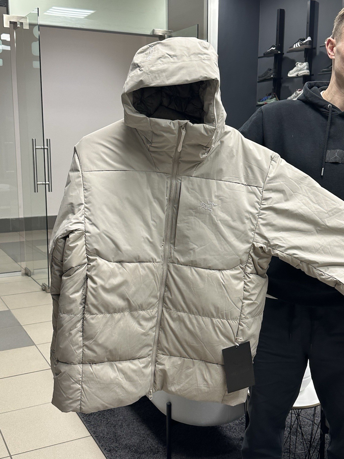 ARC'TERYX Arcteryx Thorium SV Felpa con Cappuccio Uomo Piumino (L) Originale Nuovo