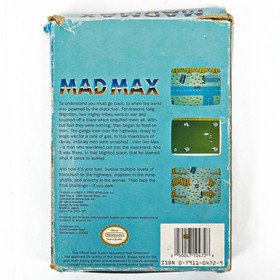 Mad Max (Nintendo NES, 1990) CIB - Free Shipping -N