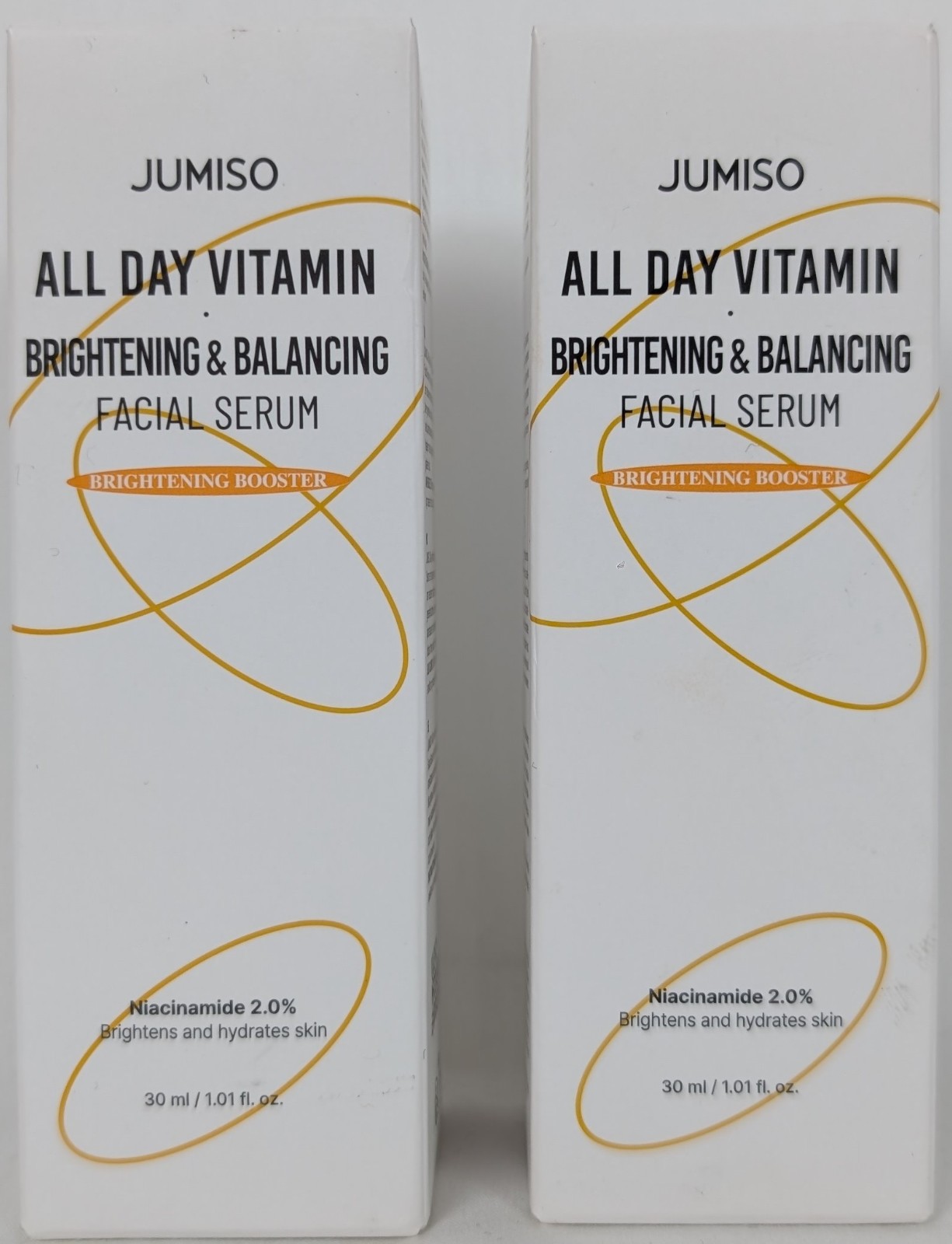 Jumiso All Day Vitamin Brightening & Balancing Facial Serum 30ml Bundle Of 2
