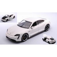 Porsche Taycan Turbo S 2019 White 1:24 Welly Auto Stradali -D- Neues Modell