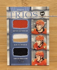 Cutter Gauthier Olen Zellweger Sam Colangelo 2024-25 UD The Cup Jersey Trios /49