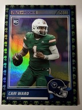 2025 Score Football Cam Ward Extraterrestrial SSP Alien Case Hit 👽