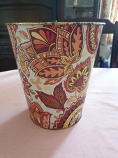 Vintage Decorative Metal Interior Waste Bin. SHAPE Trademark.