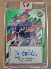 2025 Topps Pristine - Autographs Jack Leiter #PA-JL Green Pristine Pulsar...
