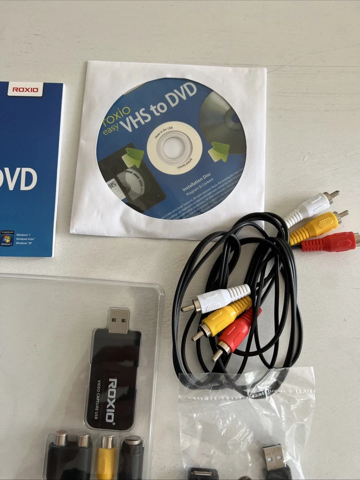 Roxio VHS to DVD for Windows Create DVD Movies from VHS Hi8 V8 OPEN BOX READ - Image 4 of 4