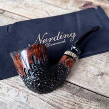 Eric Nording Extra #3 Freehand  Handmade in Denmark Briar Tobacco Pipe - NEW