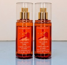 1 Vacation Vibe Fine Fragrance Mist Travel Sz Bath  Body Works Pistachio Amber