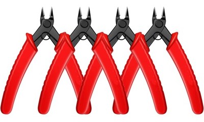 Small Wire Cutters Flush Cutter Precision Cutting Pliers for Electronics Jewe...