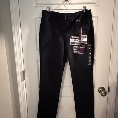 Gloria Vanderbilt Haven Straight Leg Micro Flex Size 6 ShortBlue Dress Pant NWT
