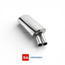 BMW E30 320i / 325i / 325ix Eisenmann Endschalldämpfer 2x70mm schräg