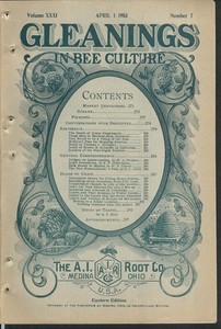 Gleanings in Bee Culture 4/1 1903 Medina OH