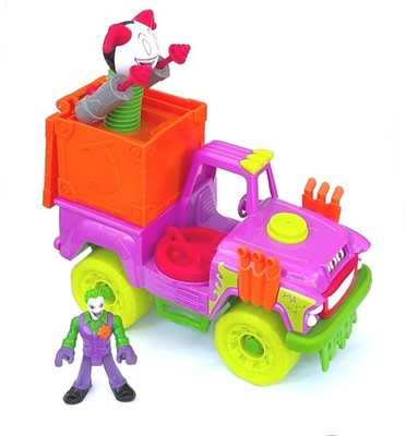 Fisher Price Imaginext JOKER SURPRISE FAHRZEUG mit Joker Figur 2016 Mattel Spielzeug