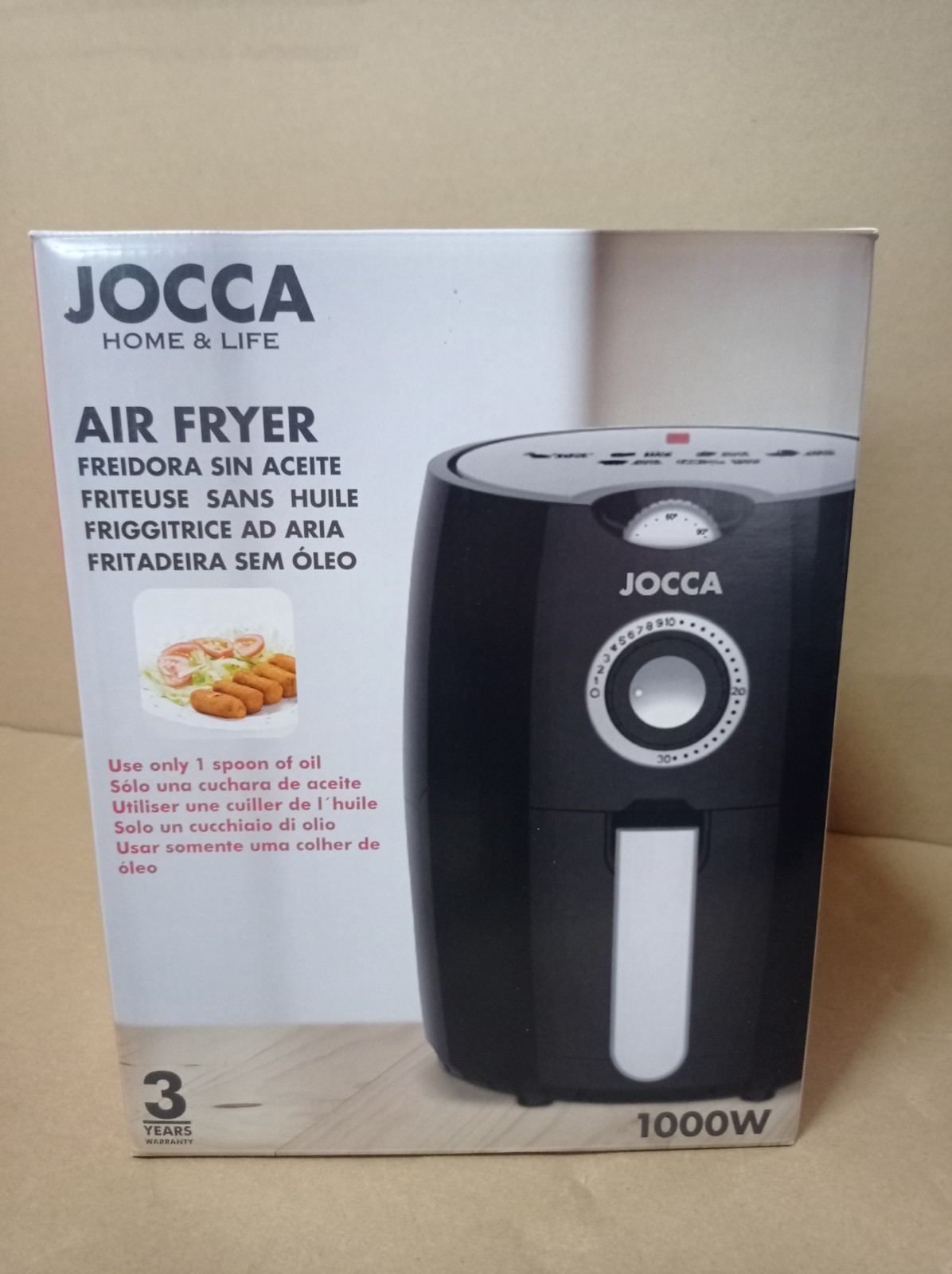 Friggitrice ad Aria 1000W JOCCA home & Life