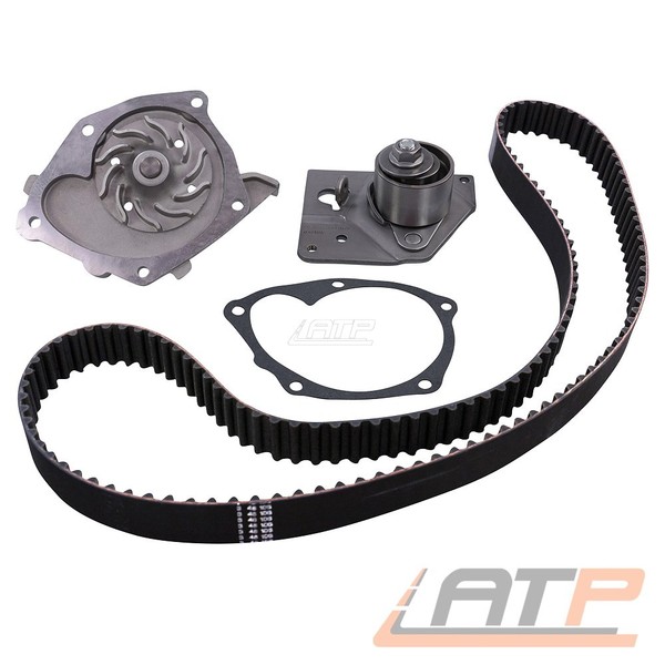 Zahnriemensatz Zahnriemen +Wasserpumpe FÜR Opel Movano 1.9 DTI Vivaro 1.9 DI DTI-image