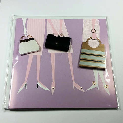 Friendship Greeting Card GIRLFRIEND 3-D Embellished Blank Inside Paper Magic Grp - Picture 1 of 6