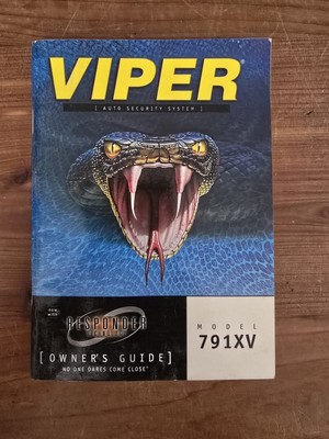 Viper Auto Security System Owner's Guide Model 791XV