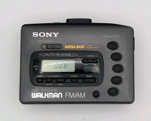 Vintage Sony Walkman FM/AM Mega Bass AVLS WM-FX45 [Works]