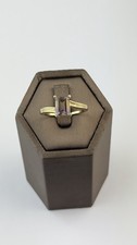 Ametrine 9ct Gold Ring , Vintage And Hallmarked , Yellow Gold