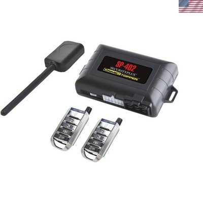 Car Alarm with Remote Start, Keyless Entry and Engine Disable,Black
