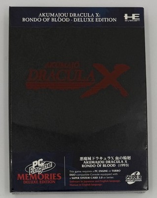 NEW PCE Works PC Engine Memories Deluxe Edition Akumajo Dracula X Rondo Of Blood