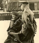 **RARE! Seated Luftwaffe ReichsmarshaII Listening to Report by Senior Officer!**