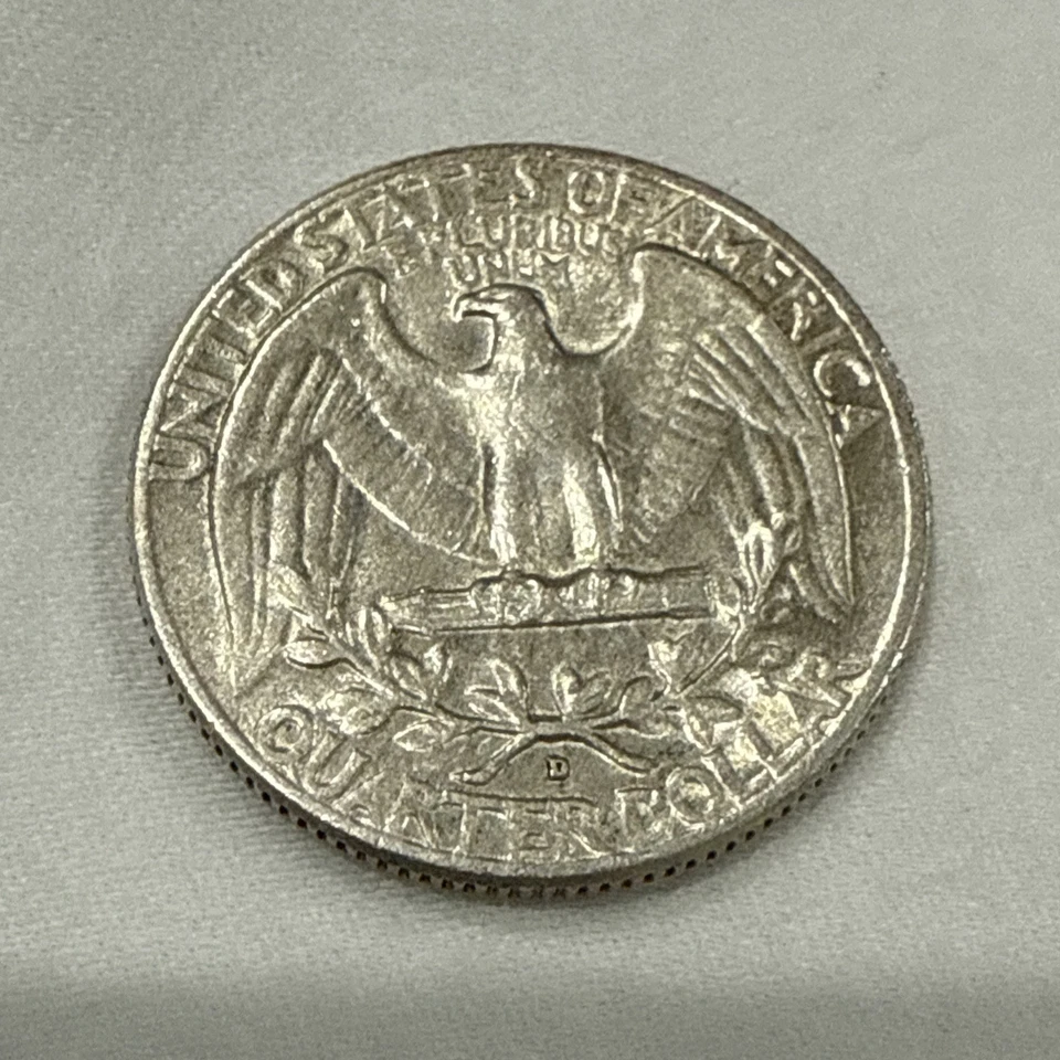 🔥 VERY RARE -1964 – D Washington Quarter Silver 🔥 - Image 2 of 2