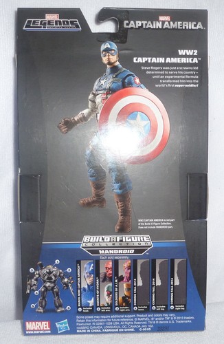 Marvel Legends Infinite Series World War II Captain America MIP - Picture 4 of 7