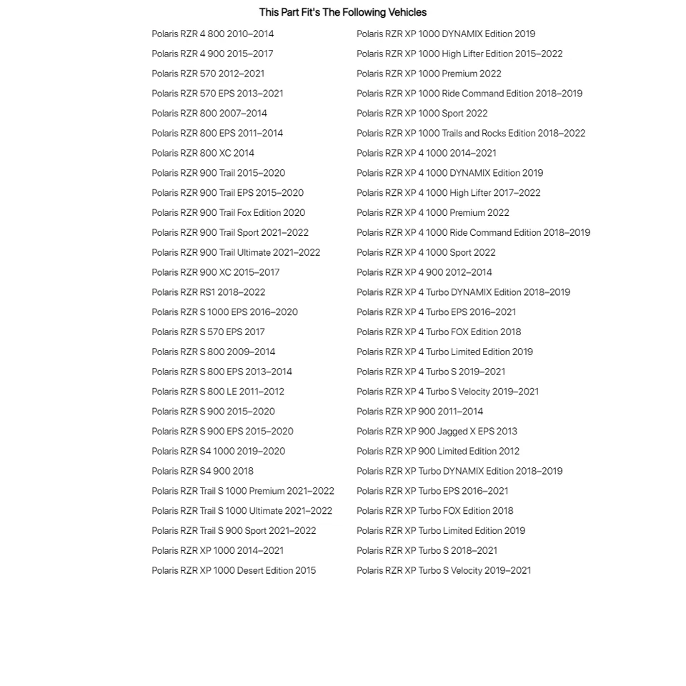 Perilla de cambio Modquad Billet Grip para POLARIS RZR XP 4 1000 Sport 2022-2023 Foto 2 de 2