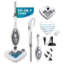 10-in-1 Steam Mop W/ Detergent Chamber and Detachable Handle Floor Steamer New