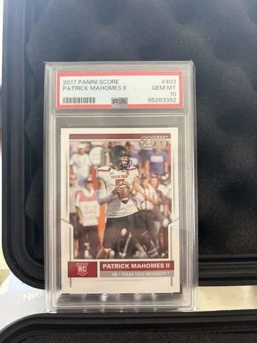 Patrick Mahomes 2017 Score #403 RC Rookie PSA 10 GEM MINT
