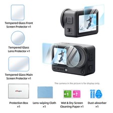 Screen Tempered Glass Protective Film HD Protective Cover for Osmo Action 6