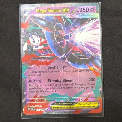 Pokémon TCG Mega Floette EX 035/086 CRI Full Art Holo Double Rare English 250HP