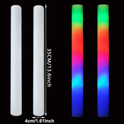 Set of 40-400 LED Light Sticks Glow Large Lights in 3 Modes Batteries Included
