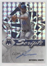 2022 Panini Mosaic Scripts Mosaic Prizm Mitchell White #SC-MW Auto 0xi8