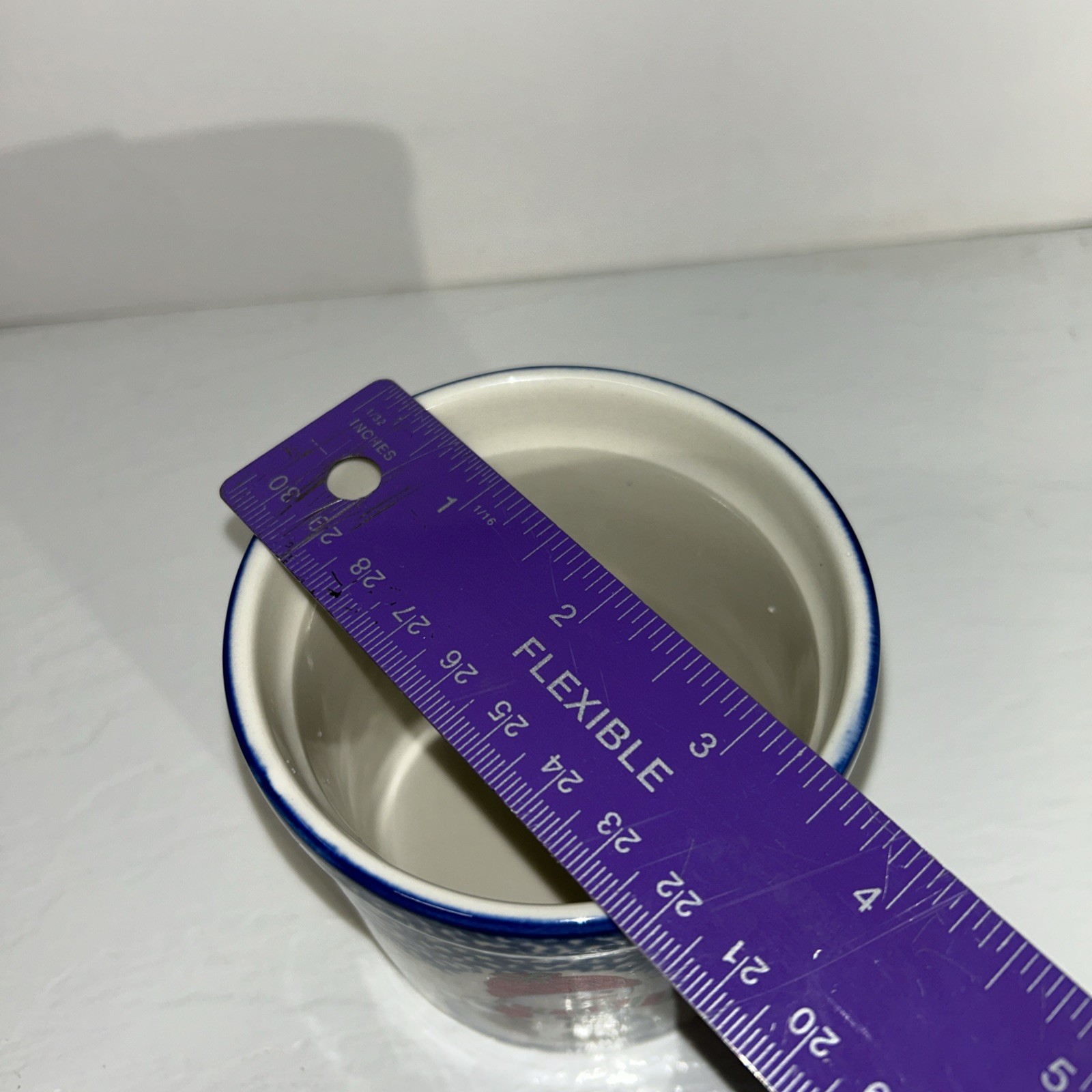 Thomson pottery Snowman Cup Candle/Candy/sugar Holder 3.25”