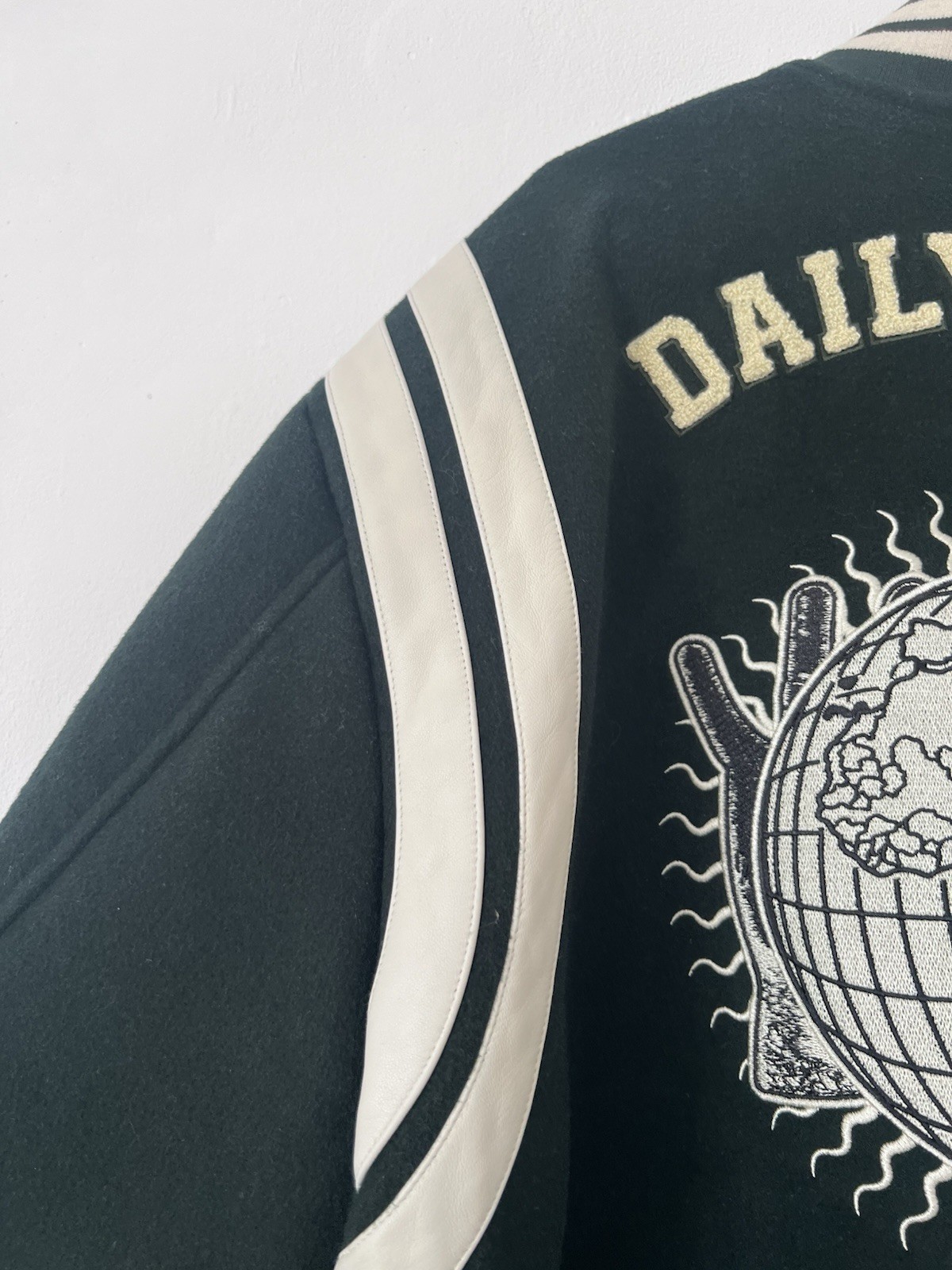 Daily Paper Men's Green Varsity Jacket Size XL image 7