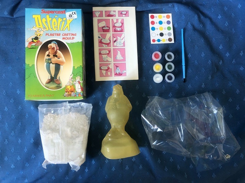 Astérix boite moulage Supercast Obélix 1989 kit vintage