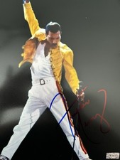 Freddie Mercury Autographed Photo 8 X 10 With COA
