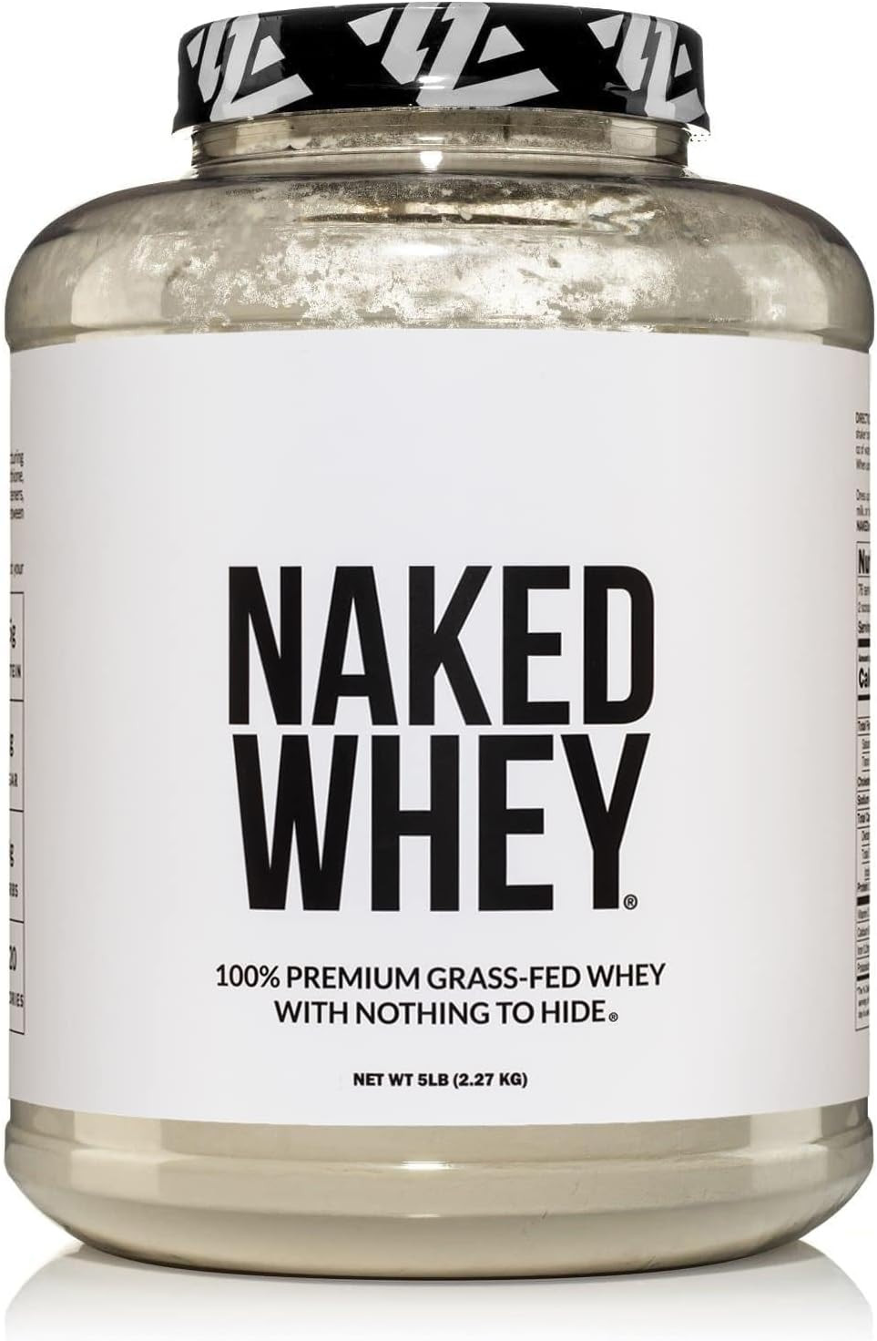 100% Grass Fed Whey Protein Powder Unflavored 5LB NSF Certified Gluten Free