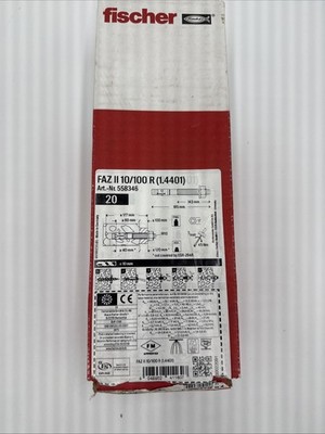 Fischer Bolzenanker FAZ II Plus 10/100 R Schwerlastanker   20 Stück