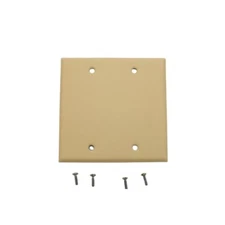 Mulberry 99152 2 Gang Blank Wall Plate SS Standard Size