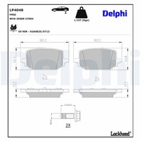 Bremsbelagsatz Scheibenbremse Hinterachse FüR Renault Kangoo III