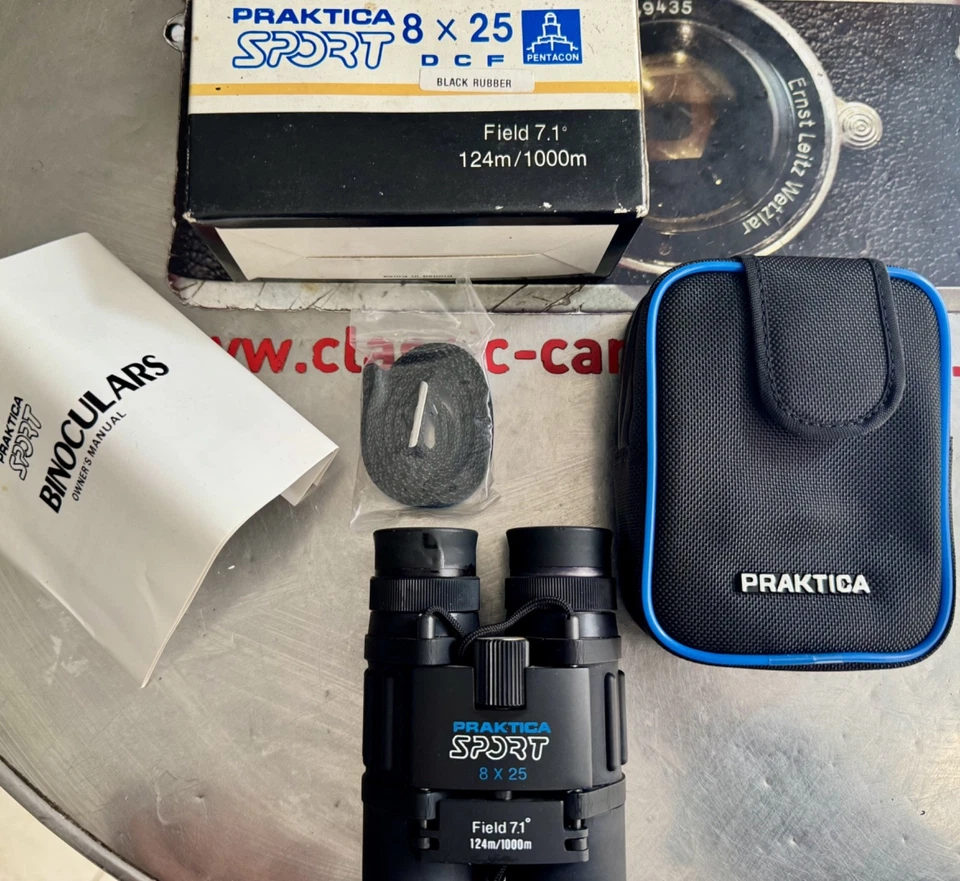 Binoculares PRAKTICA Sport 8x25 Dcf - Nunca Usados En Caja - Nuevos - Liquidación Foto 2 de 4