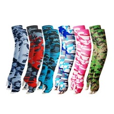 2pcs Unisex Cooling Arm Sleeves Cover Sports Running Uv Sun Protection Outdoor M