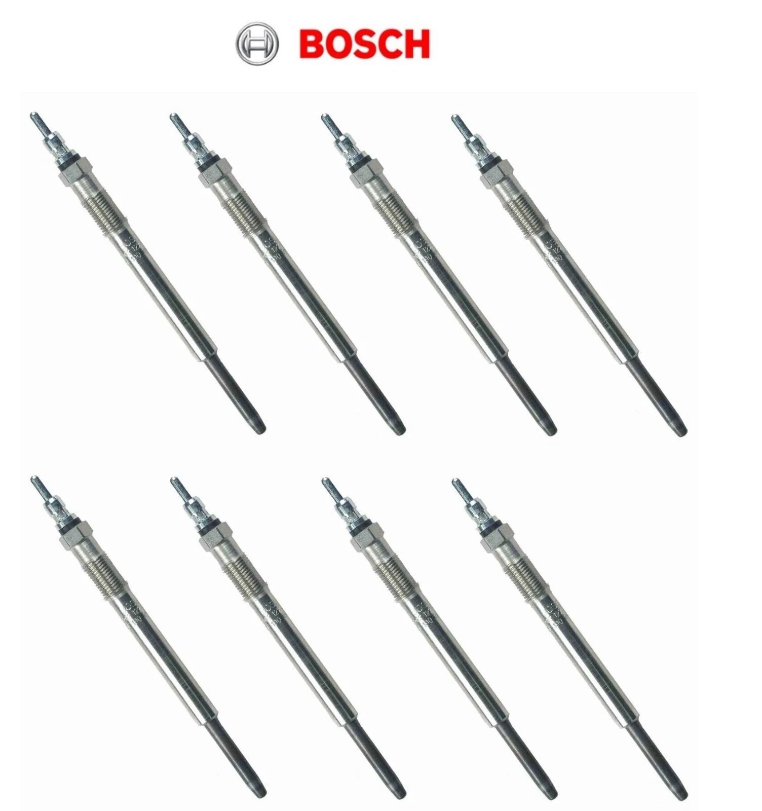 8 Diesel Glow Plugs BOSCH Replace FORD OEM # 8C3Z12A342A ZD11 7.3L V8