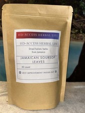 Dried Soursop Leaves   Whole Botanical  Traditional Herbal Tea  Natural Jamaic