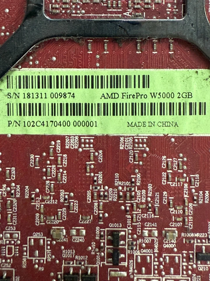 Dell AMD FirePro W5000 2GB GDDR5 2x DisplayPort DVI PCIe 3.0 Video Card WJ2JT - Image 4 of 4